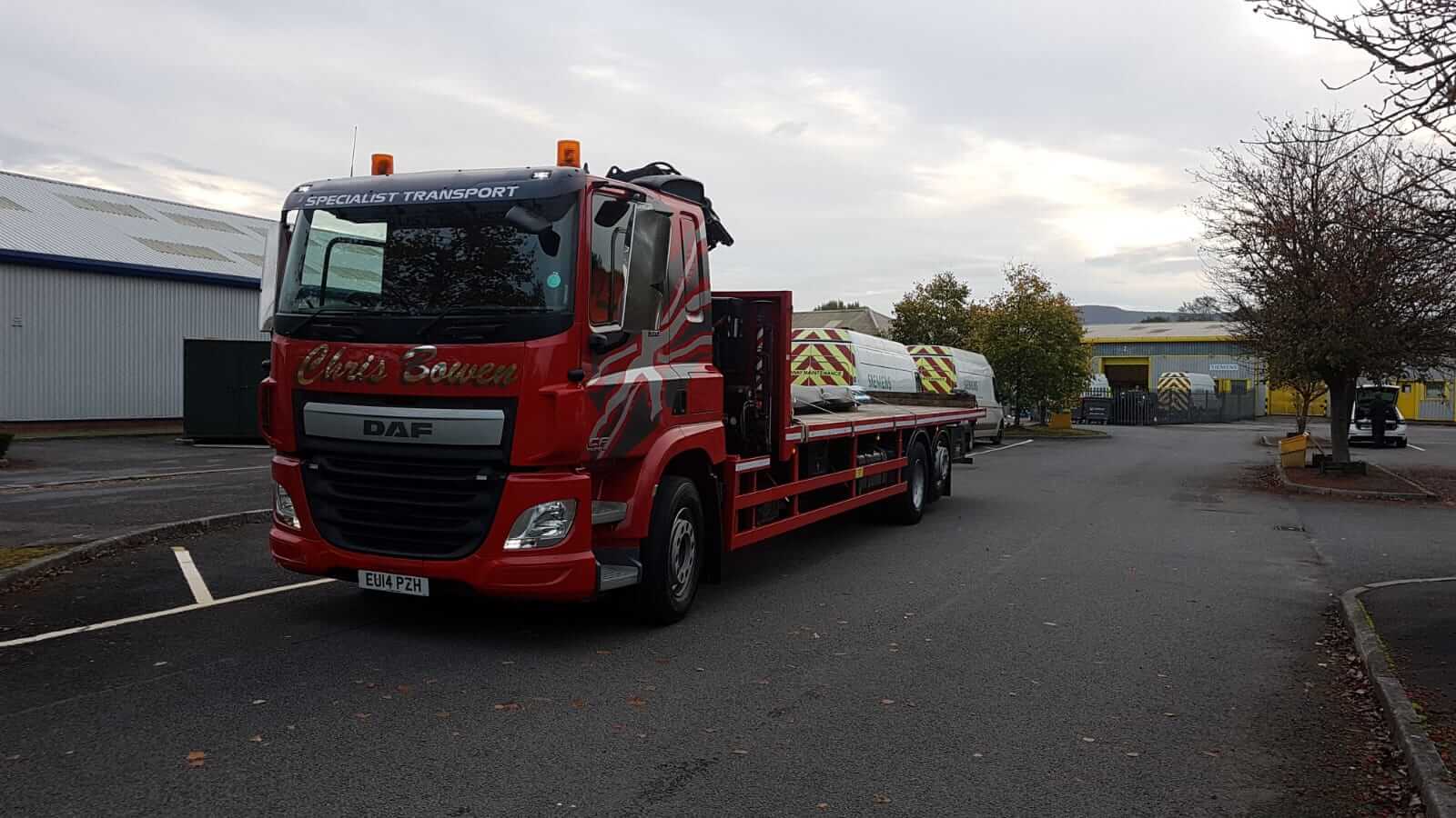 Chris Bowen specialist transport flatbed truck